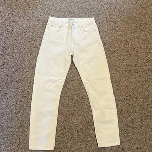 AGOLDE TONI WHITE JEANS SIZE 26